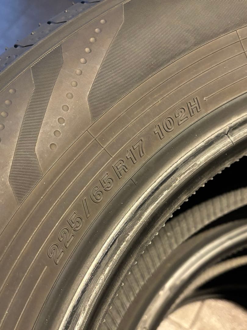 つつヨコハマ ADVAN 225/65R17 タイヤ 17インチ 新車外し