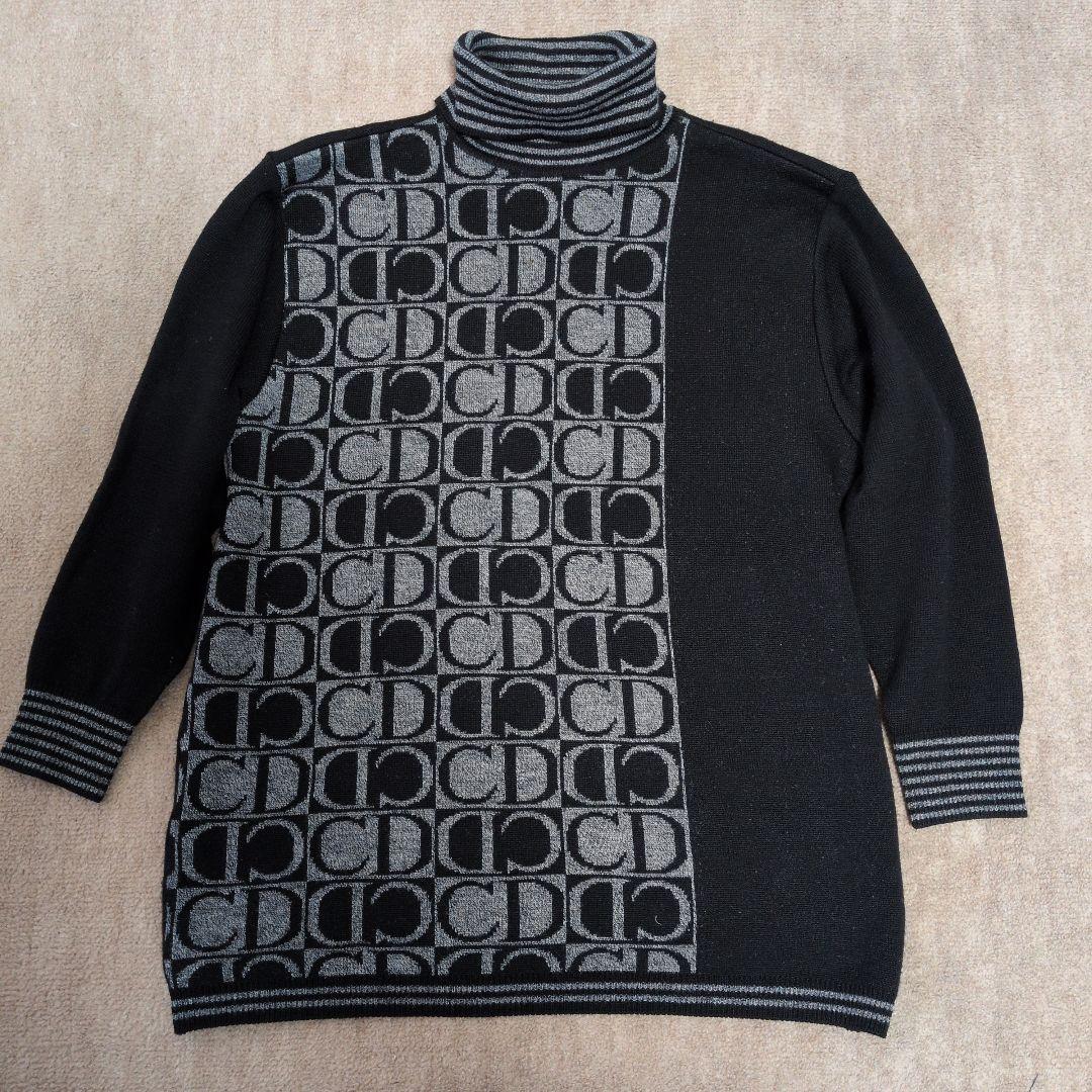 クリスチャンディオール　ニット　セーター　CDロゴ　サイズL