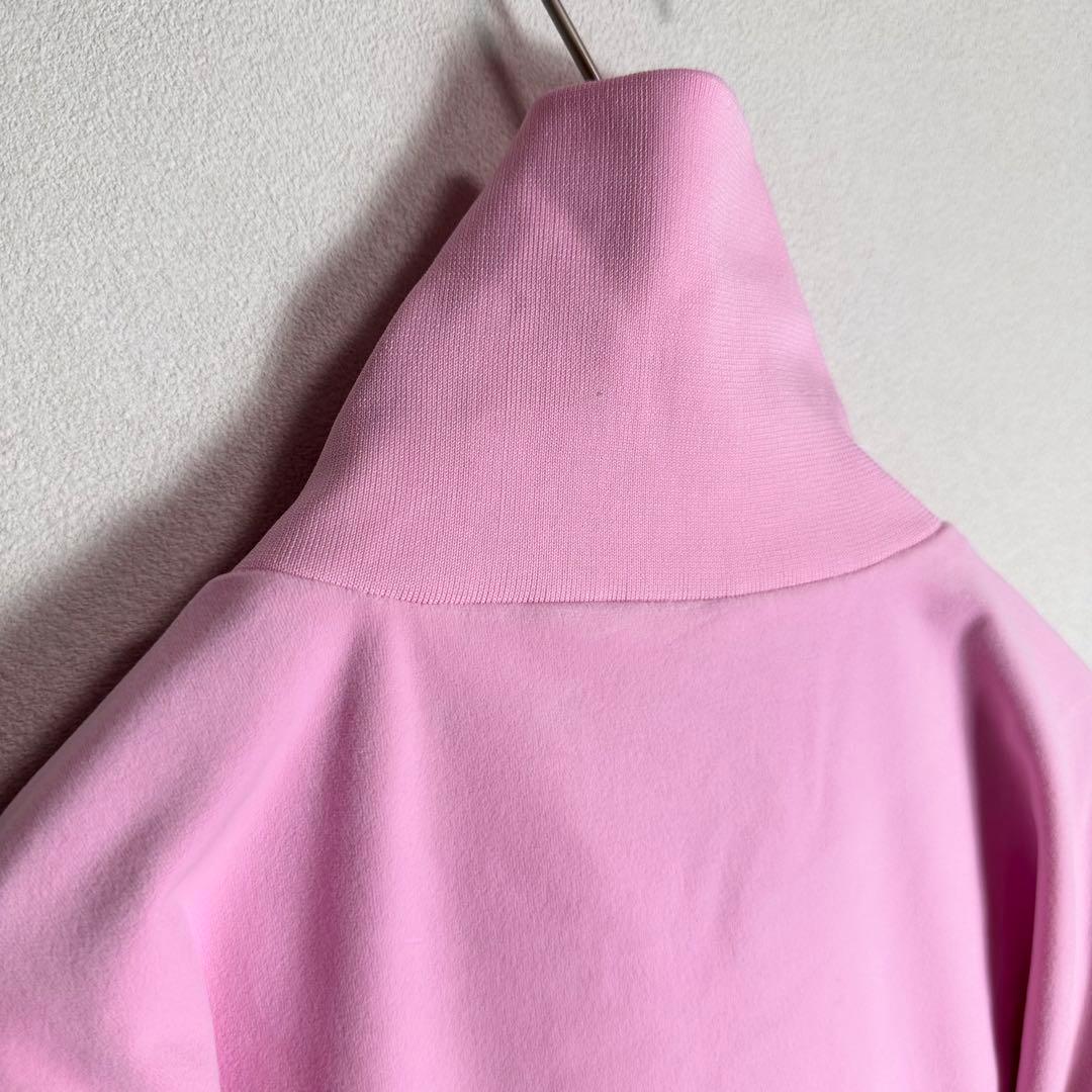 美品　アディダス　ジャージ　ベロア　バルーンスリーブ　ピンク　グリーン　M