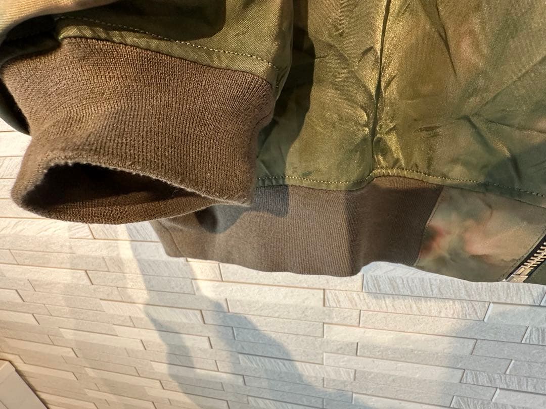 KIDILL 花柄刺繍 MA-1ジャケット