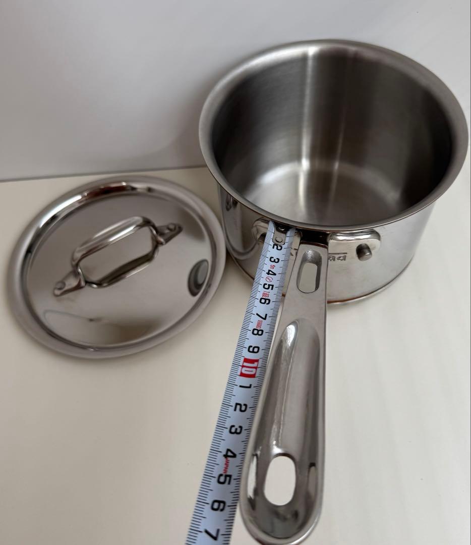 最終値下げ！All-CladCopperCore2QTソースパン 片手鍋 蓋付き