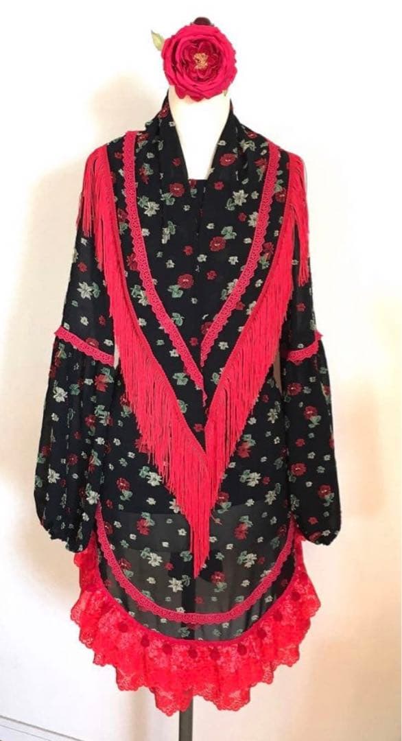 もえ　フラメンコ エプロン シージョ