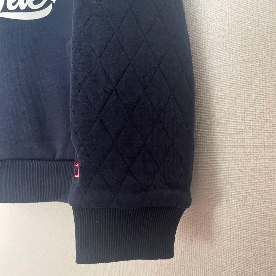 新品☆タグ付き マンシング レディース フード パーカー 長袖 ネイビー LL