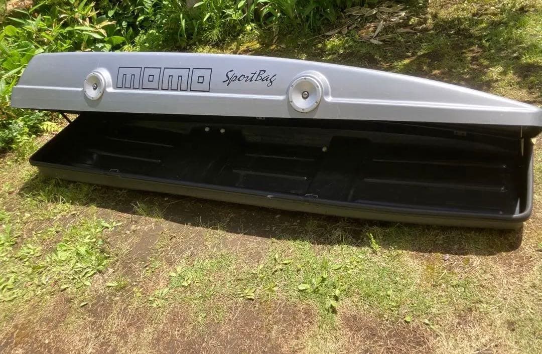 引取限定　momo SportBag シルバー　モモ　ルーフ　キャリア　ボックス
