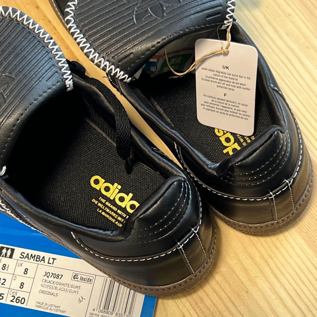 adidas Samba LT stitch core black26.5 新品