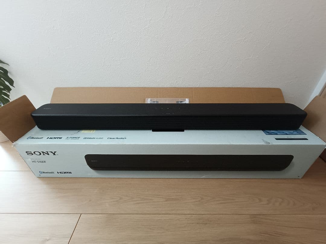 SONY ソニー　HT-S100F サウンドバー　スピーカー　黒　ブラック