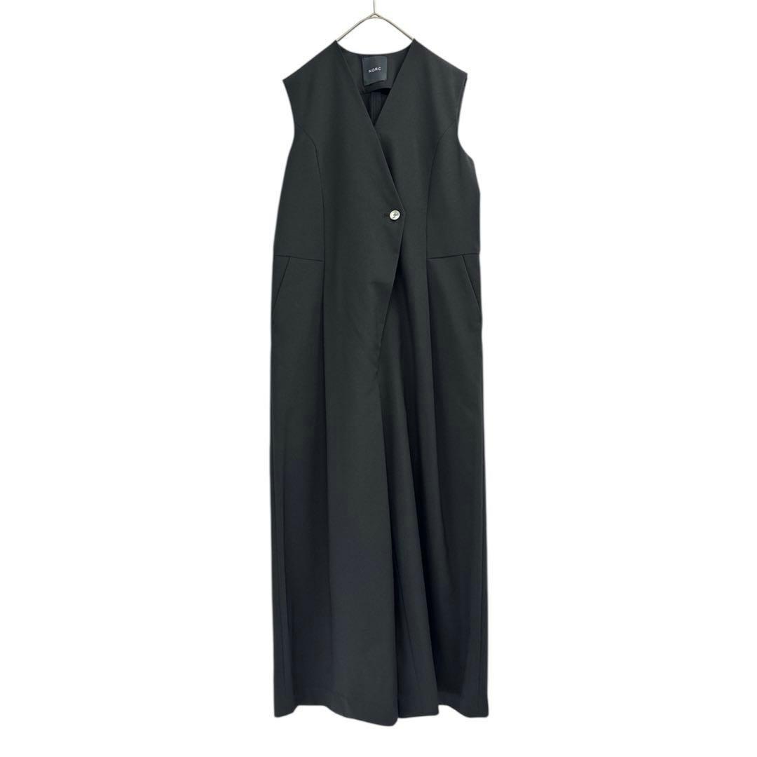 未使用　N.O.R.C　レディース　ウォッシャブルオールインワン　M　ブラック