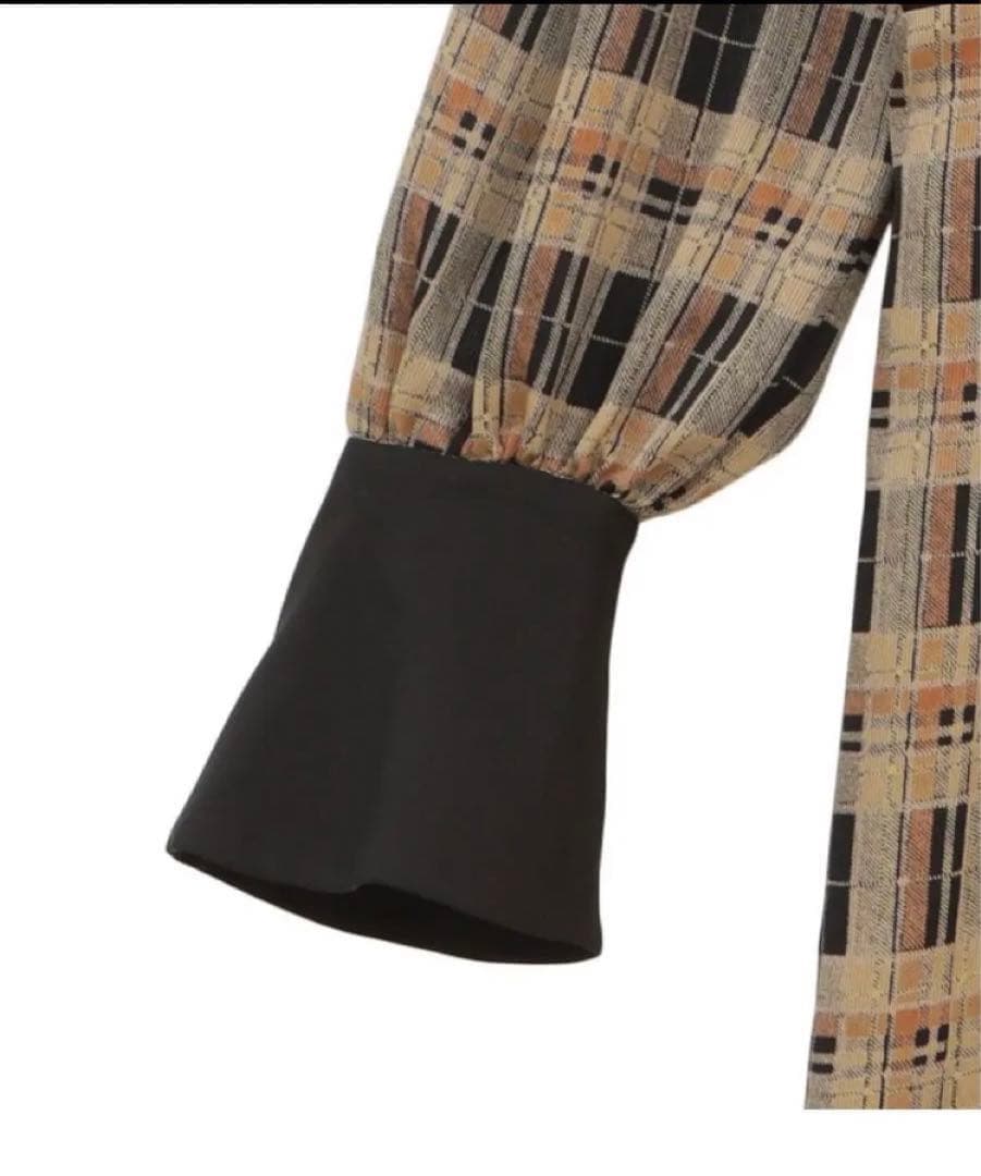 ワンピース CLANE CHECK PIPING ONE PIECE