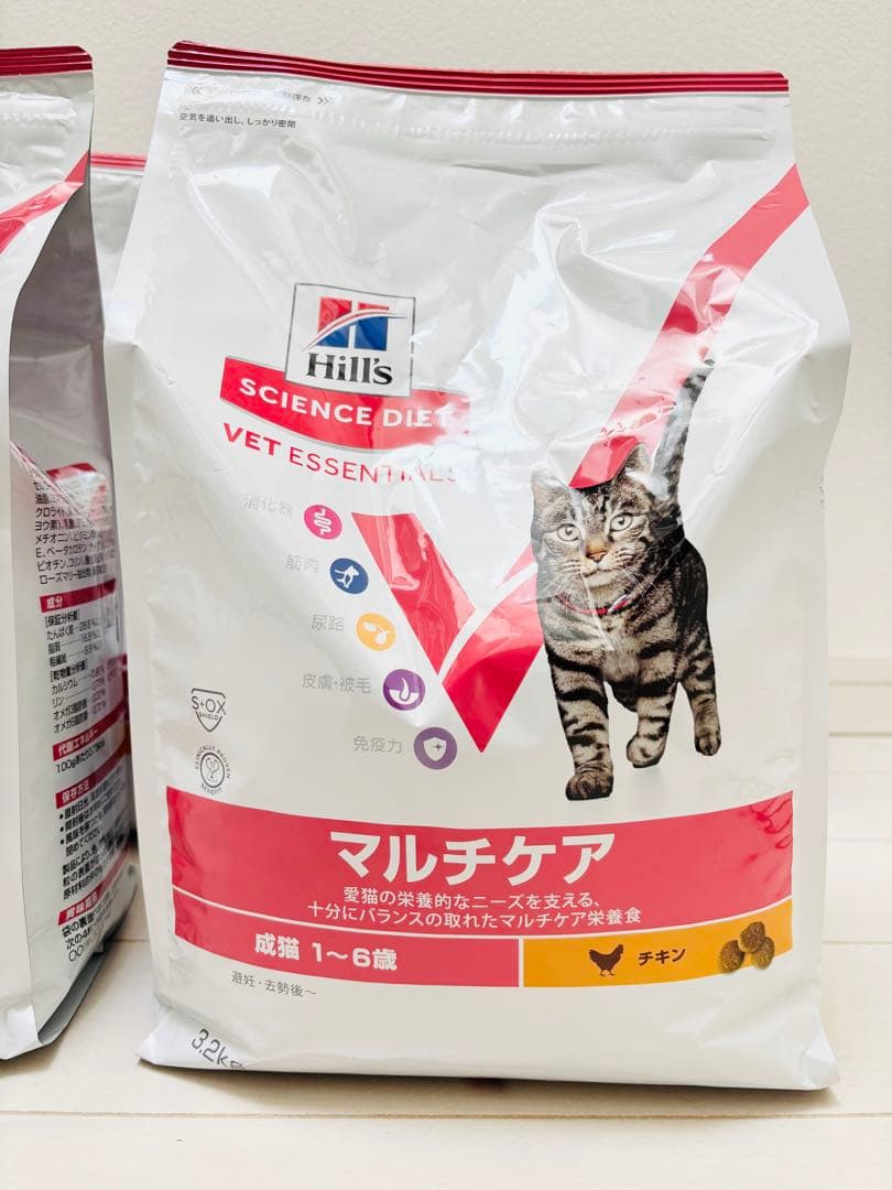 ヒルズ　猫　ベットエッセンシャル　マルチケア 3.2kg 4袋セット