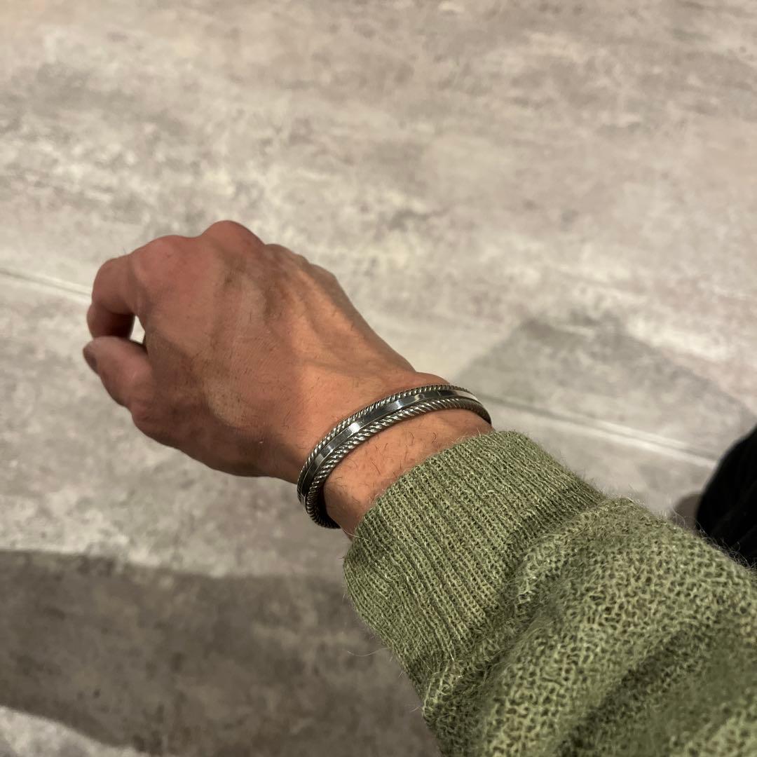 スティーブアルビソ　ツイストケーブルバングル　ナバホ
