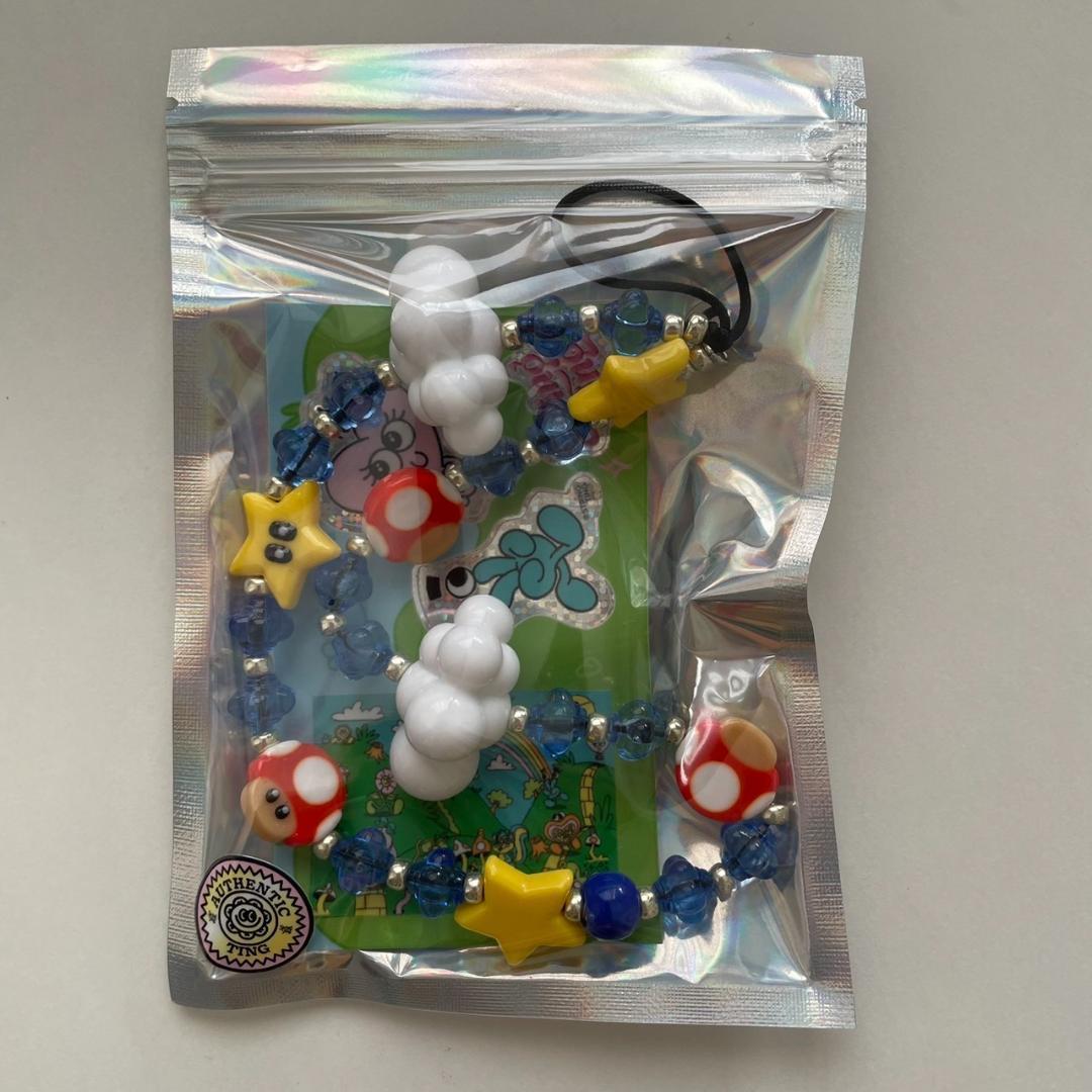 神崎恵さん愛用！【ストリングティング】Itsssameeee ストラップ 雲