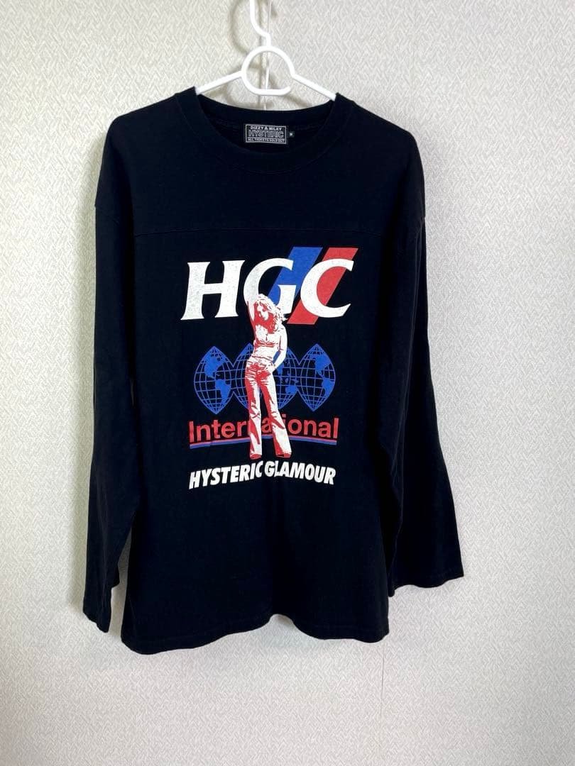 HYSTERIC GLAMOUR ヒステリックグラマー長袖シャツブラックサイズM