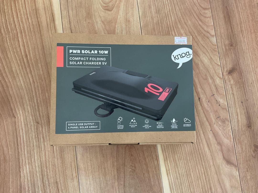 【新品】ノグ knog. PWR SOLAR 10W ソーラー充電