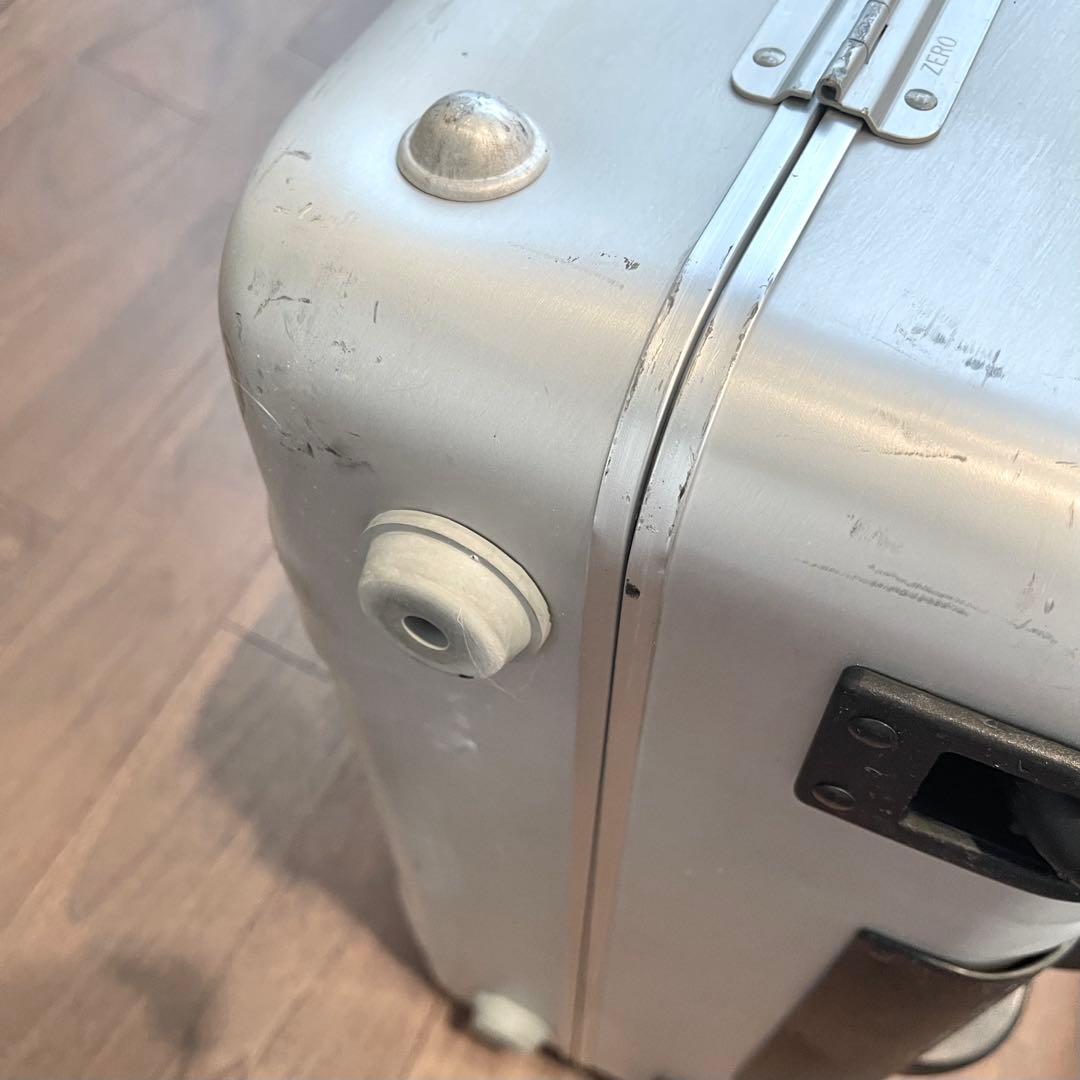 ゼロハリバートン アルミキャリーケース/アメリカNY購入ミドル2輪スライドレバー