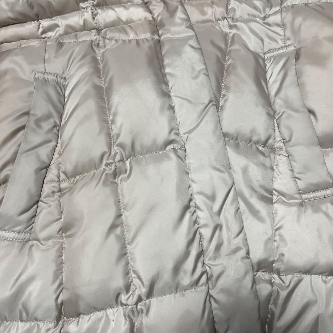 23区　ファー付きベージュダウンジャケット