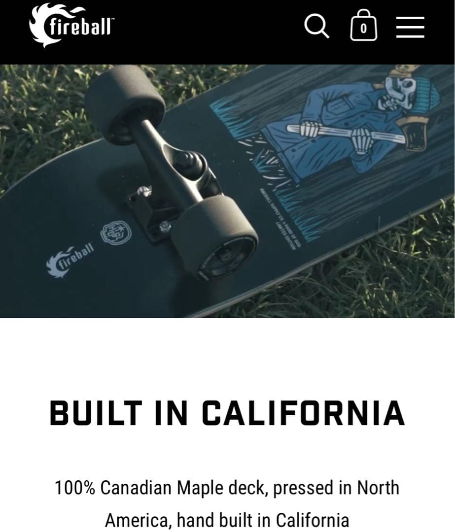 s3☆新品 未使用☆ fireball スケートボード クルーザー コンプリート