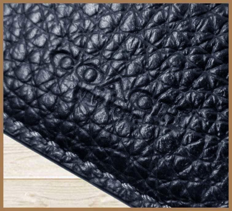 新品コーチCOACHブレストポケットウォレットペブルレザー札入れ長財布ネイビー紺