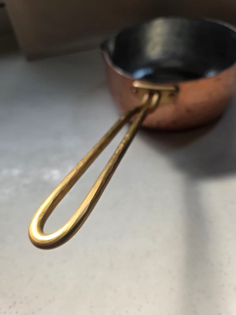 水野正美　ミルクパン　片手鍋　銅製