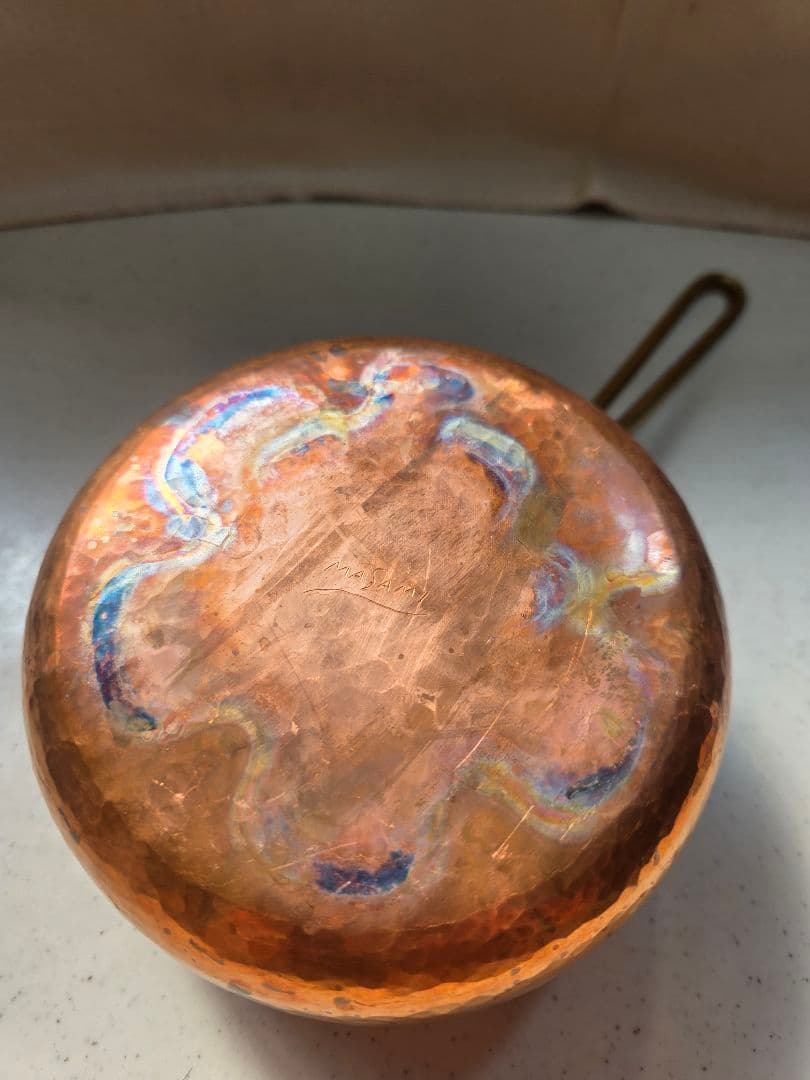 水野正美　ミルクパン　片手鍋　銅製