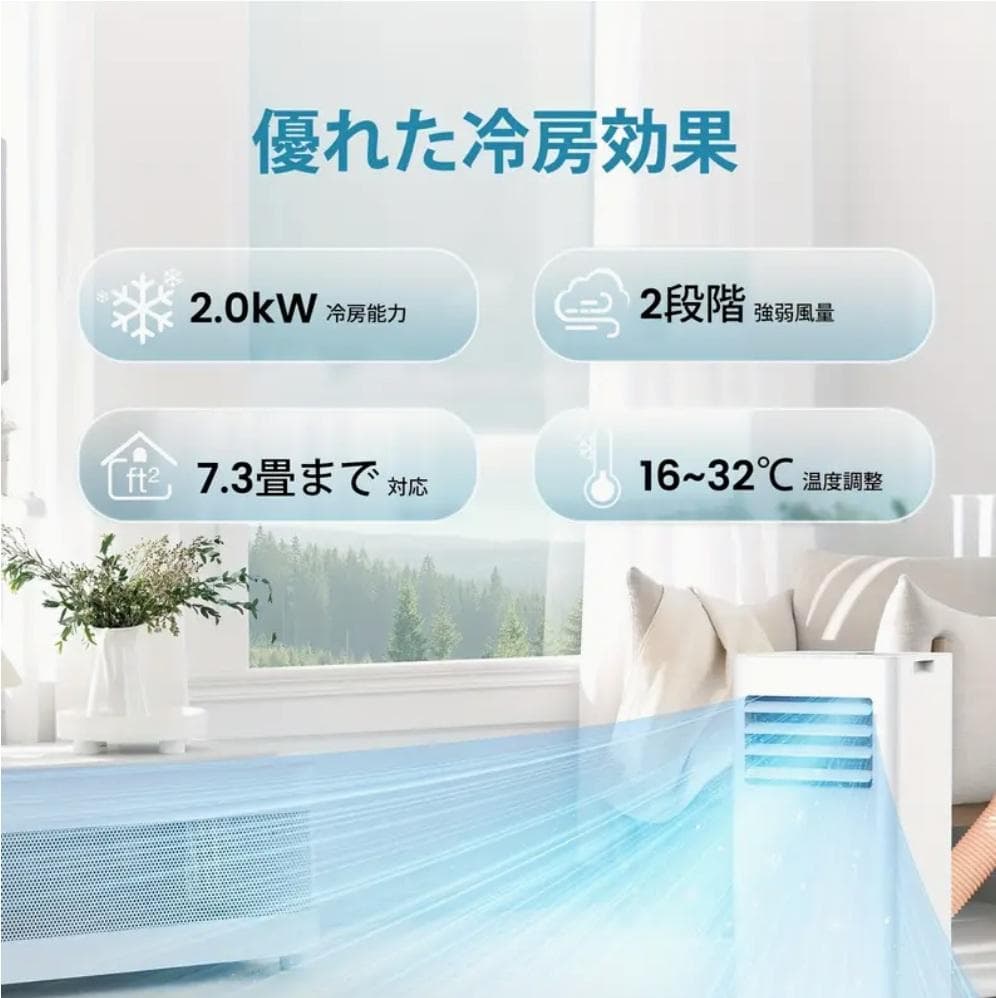 新品未使用☆匿名発送☆　スポットクーラー　窓用エアコン