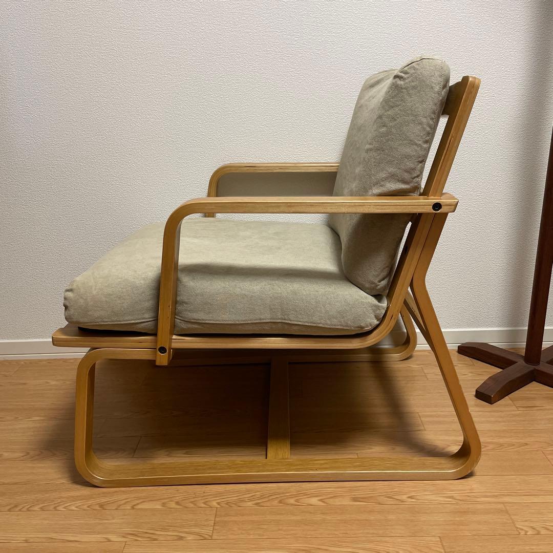 無印良品　リビングでもダイニングでも使えるソファチェア