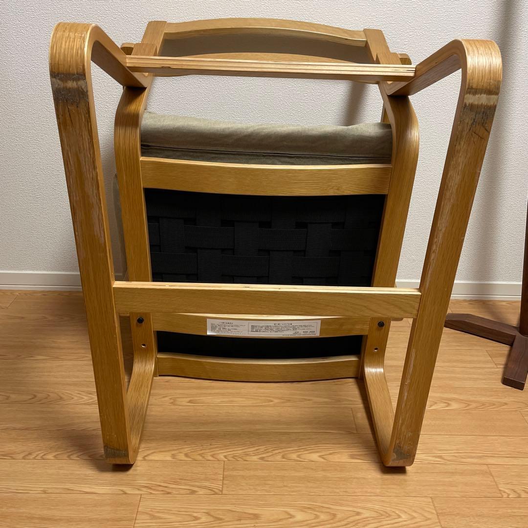 無印良品　リビングでもダイニングでも使えるソファチェア