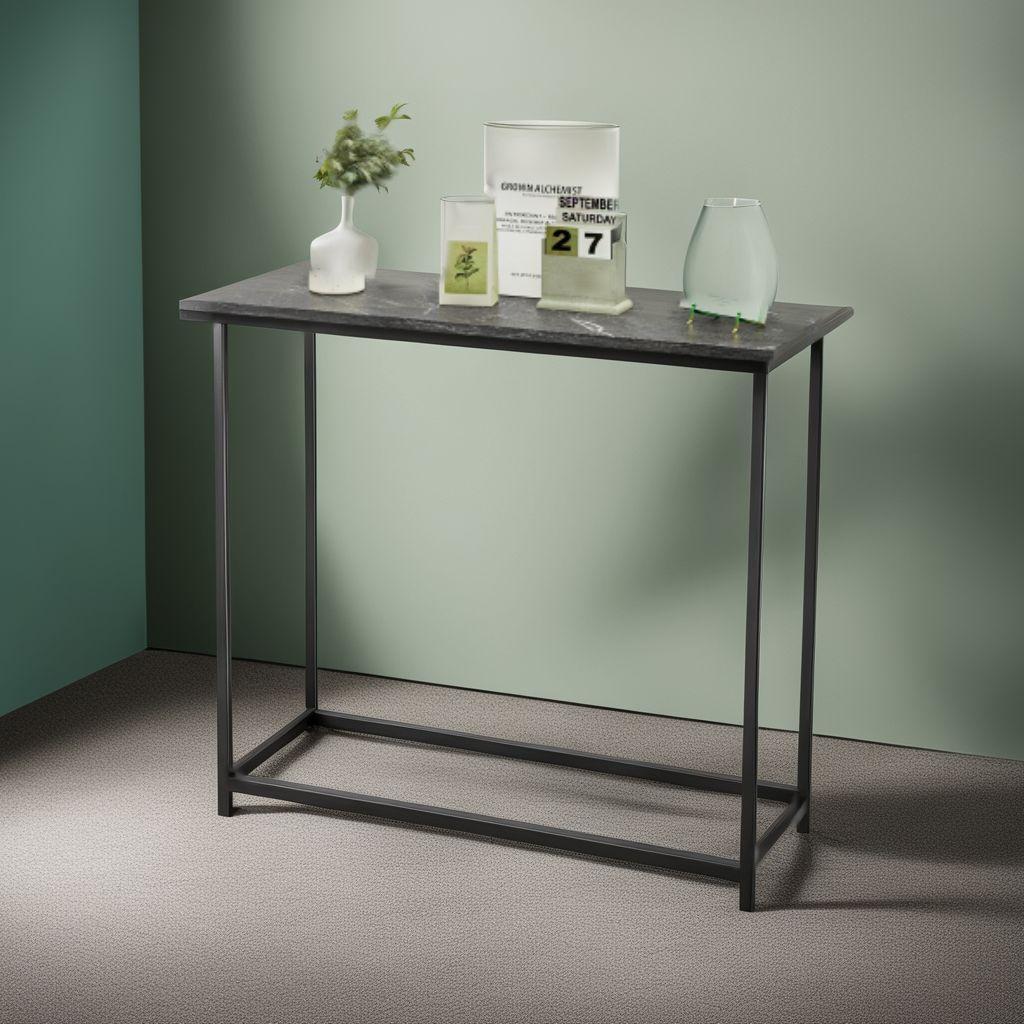 大理石 コンパクトの玄関テーブル インテリアほどの高級感