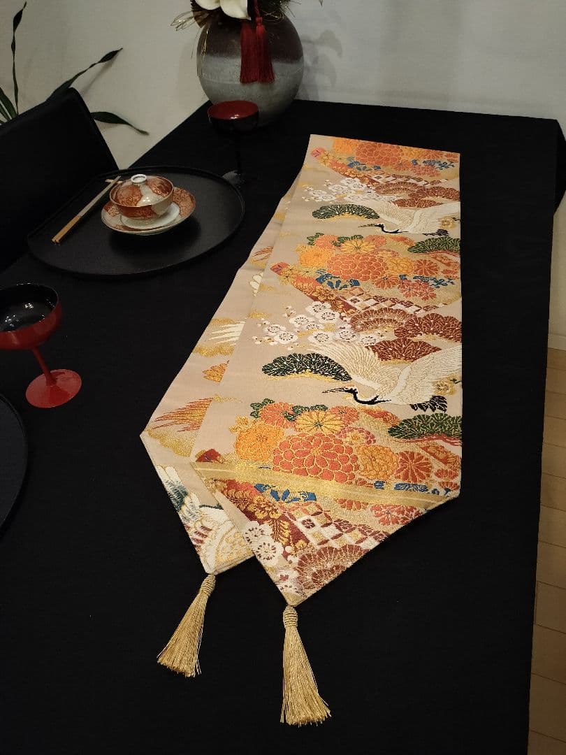 A953高級ひな祭り‼️花嫁衣装帯‼️1ｍ94cm