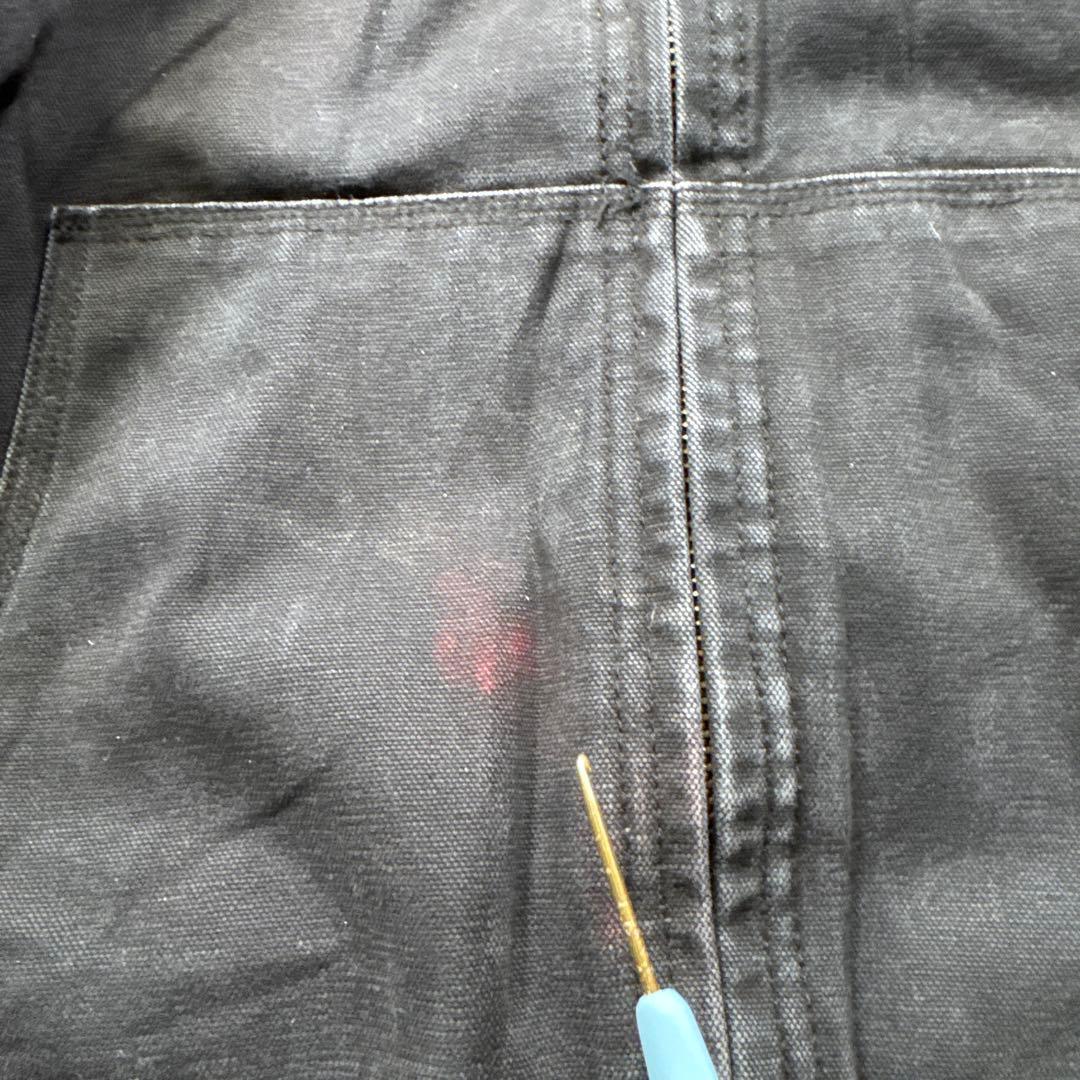 DRI-DUCK古着00sダック地アクティブジャケット黒フェード企業ロゴT29