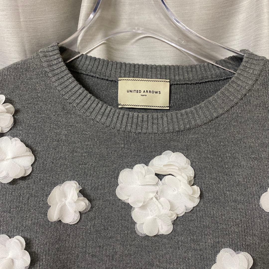 UNITED ARROWSフラワーなニット.トレフル.chesty