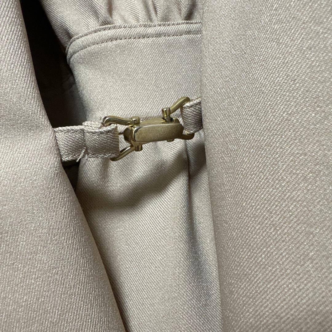 JENNE ショール風オードリーコート ベージュ　Sサイズ