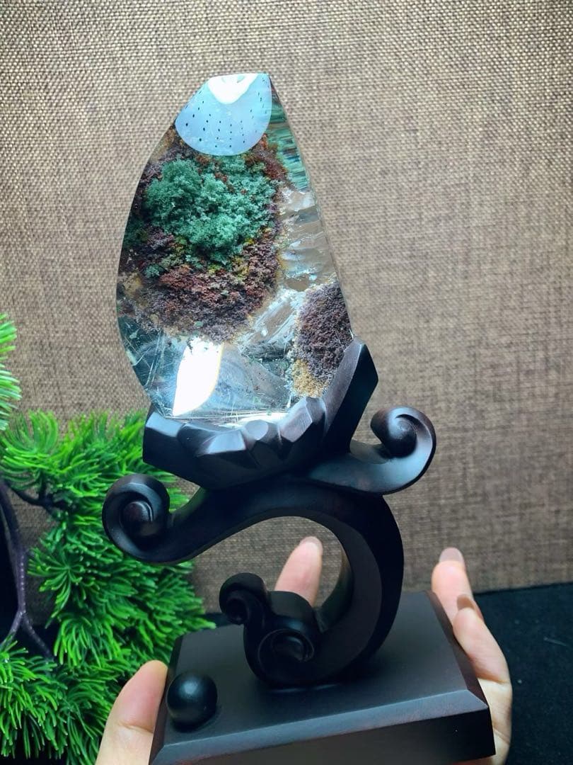 ⭐︎【天然】ガーデン クォーツ 置物 322g