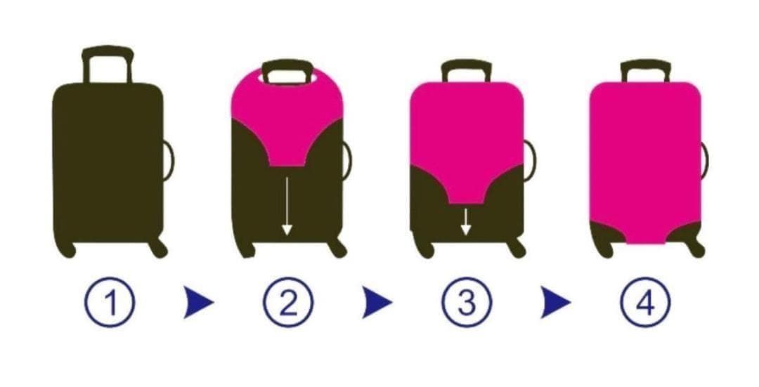 スーツケースカバー L キャリーケース　カバー 汚れ 傷 旅行 出張　A279