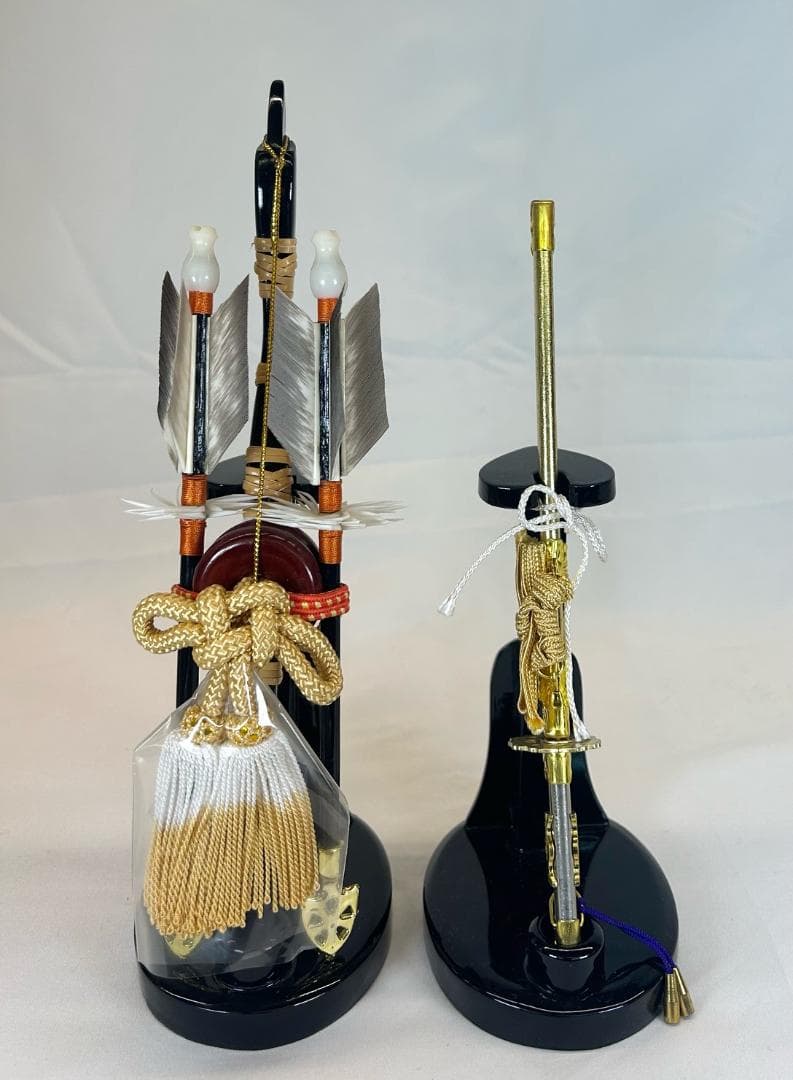 弓太刀 木製台 8号 古代 五月人形　小道具　五月道具　買い替え　プレゼント