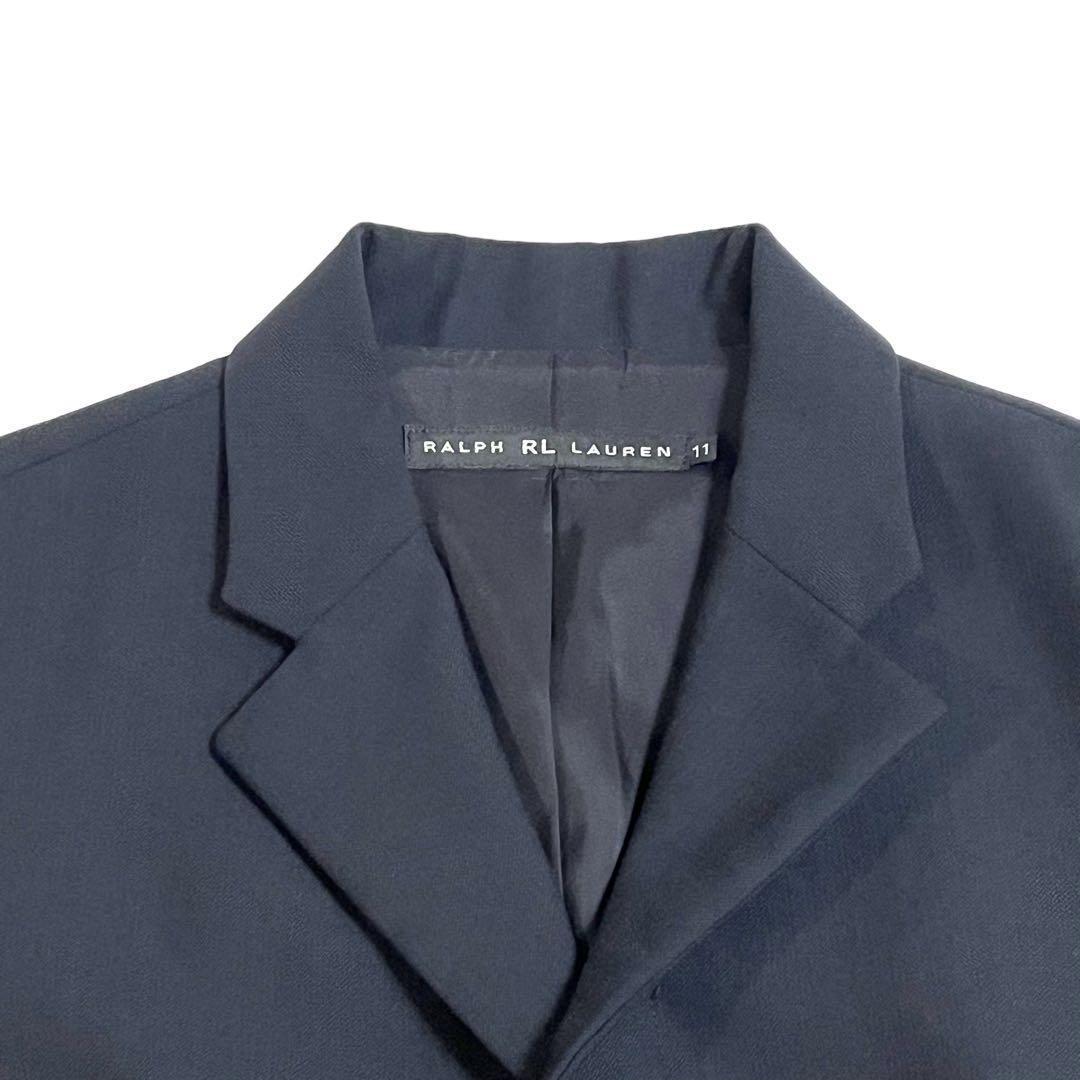 ラルフローレン スーツ セットアップ レディース ワイドパンツ ボタンフライ