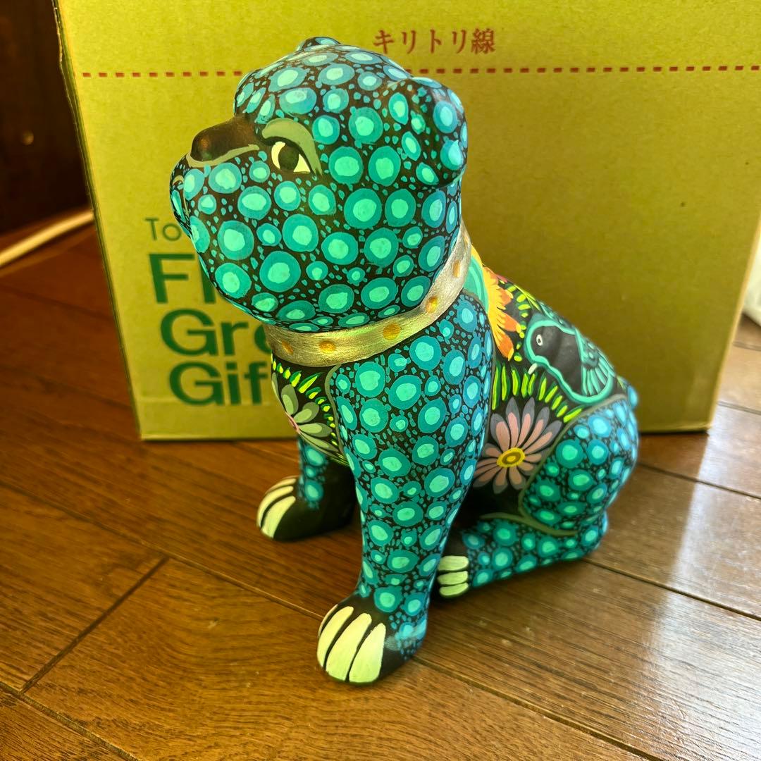 限定アンティーク ブルドッグ 置物