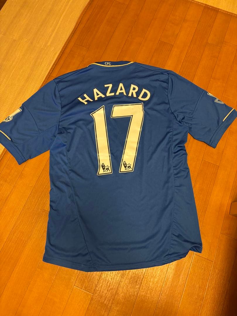 トップス yumiAdidas Chelsea jersey Hazard 17