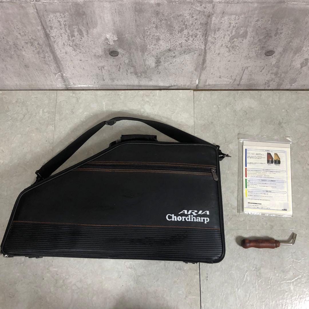 ARIA　AH-21E　弦楽器　コードハープ　専用ケース　ピックアップ搭載モデル
