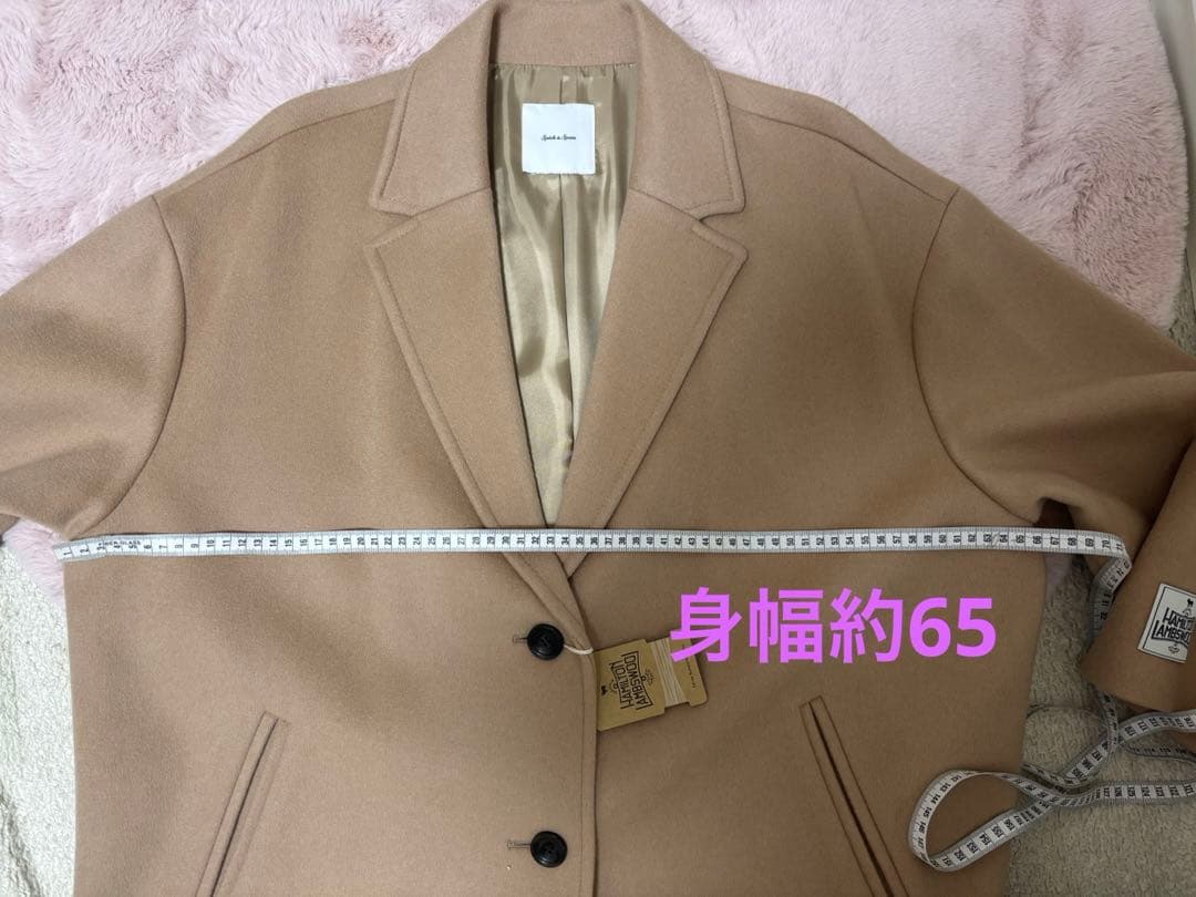 新品HAMILTON AMBSWOOD ベージュ チェスターコート