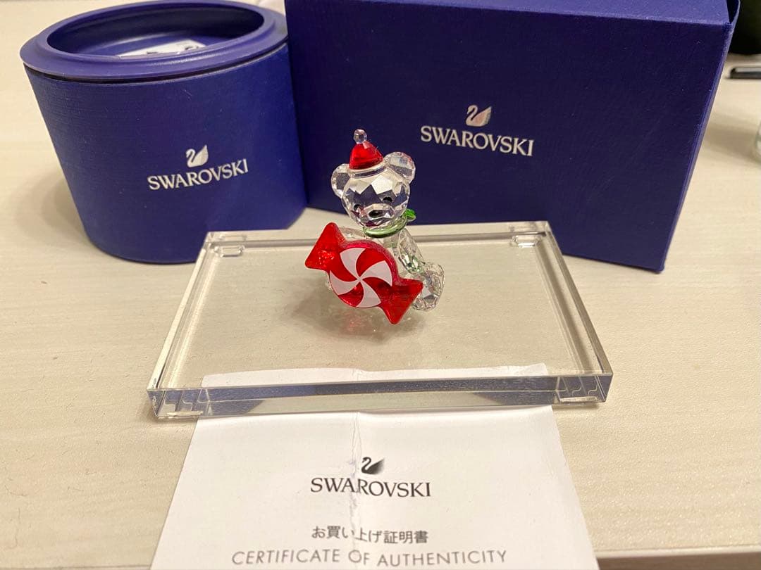 【最終値下げ】Swarovski クリスベア （2021年限定品）ベース付き