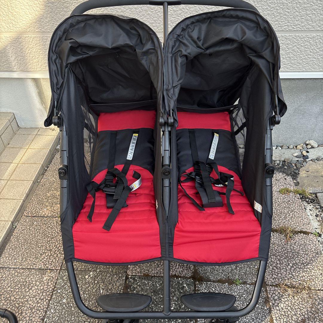 【送料無料】ココロンツイン 2人乗りベビーカー 【美品】