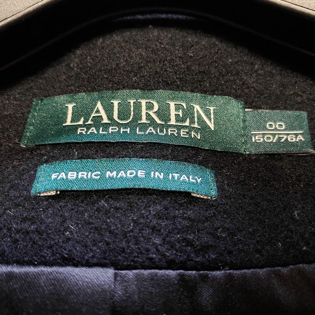 ローレンラルフローレン　ガウンコート　ロング　カシミヤ　ウール　リボンベルト