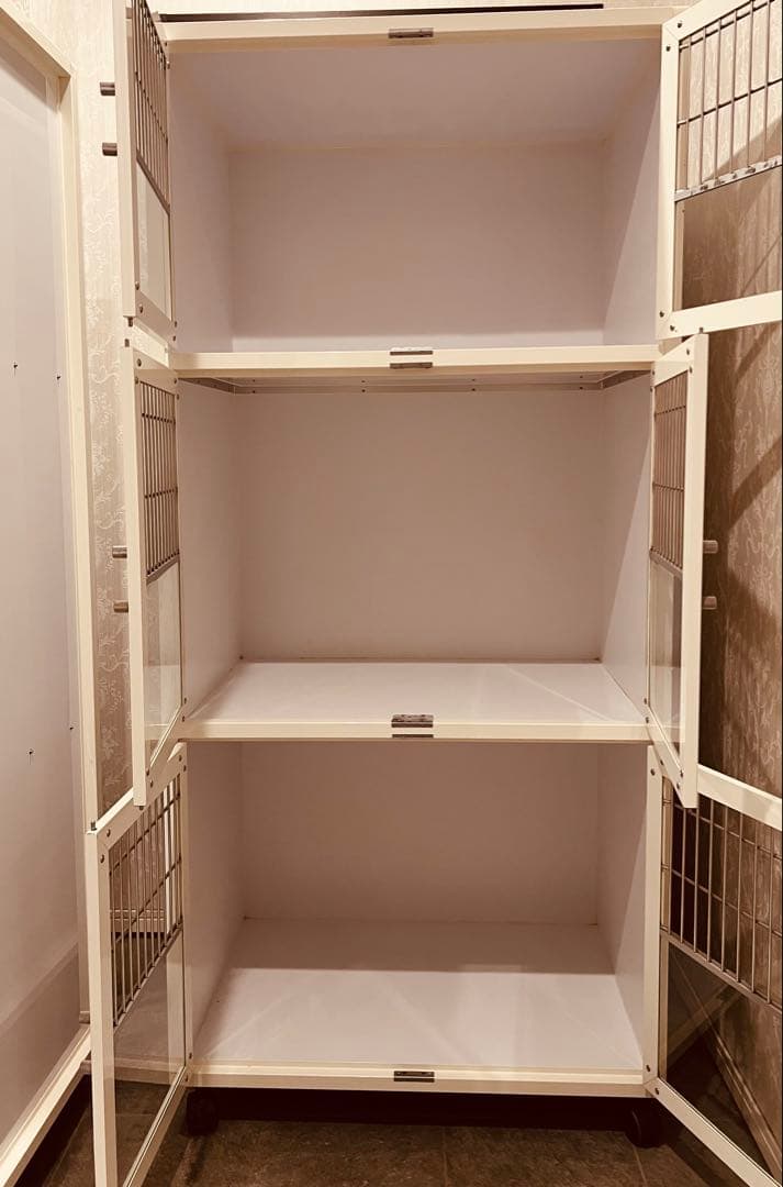 なっつページ犬のケージ3段　PLAS.CO ×2台