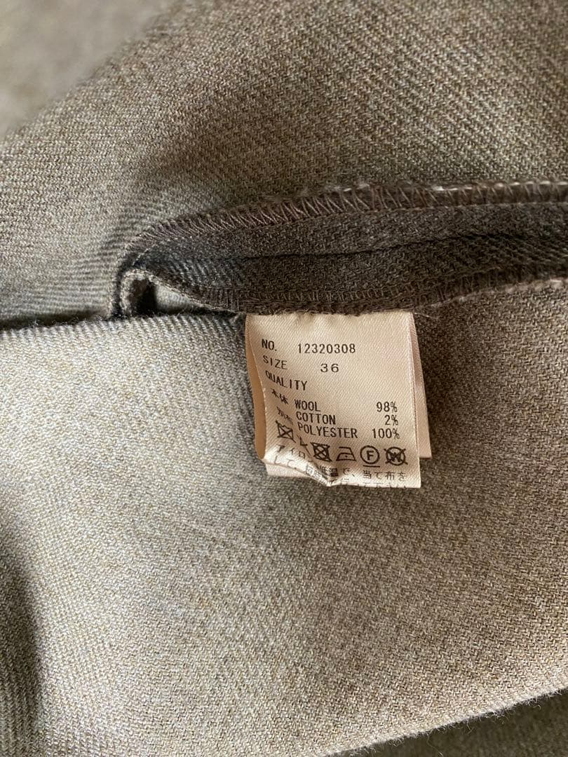 ワンピース TODAYFUL Doubleface Wool KeyneckDress 36