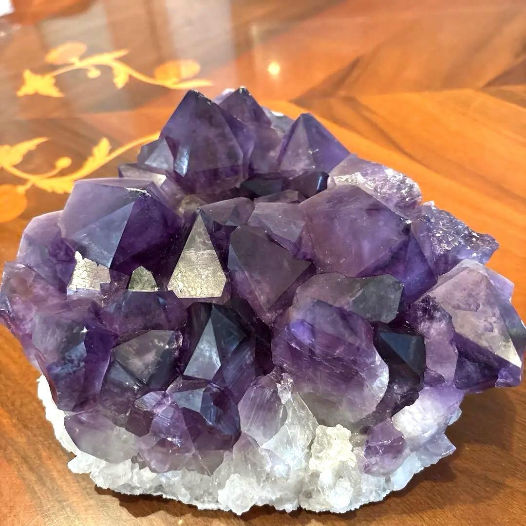 天然石☆新品☆美品☆アメジスト☆大粒クラスター☆大迫力