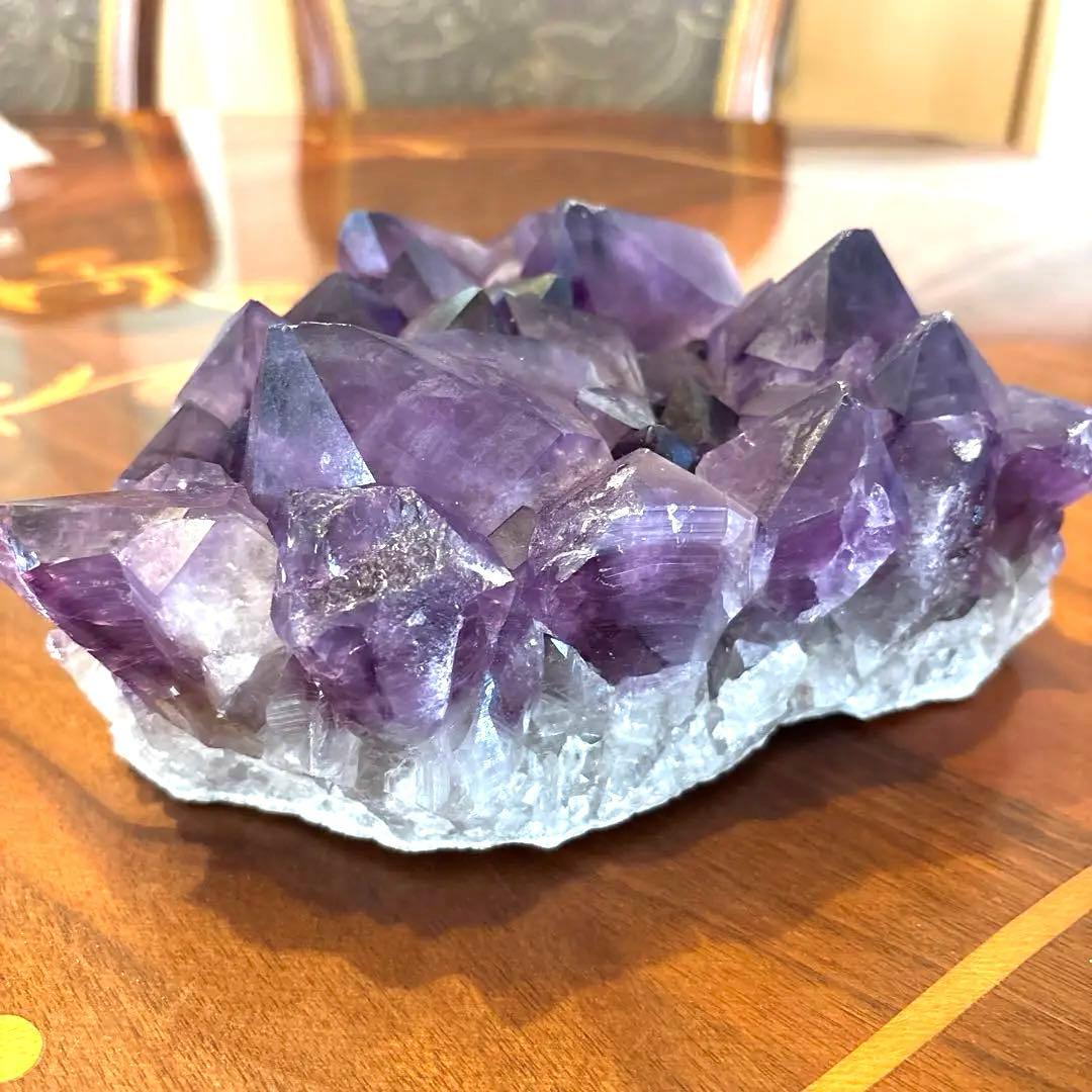 天然石☆新品☆美品☆アメジスト☆大粒クラスター☆大迫力