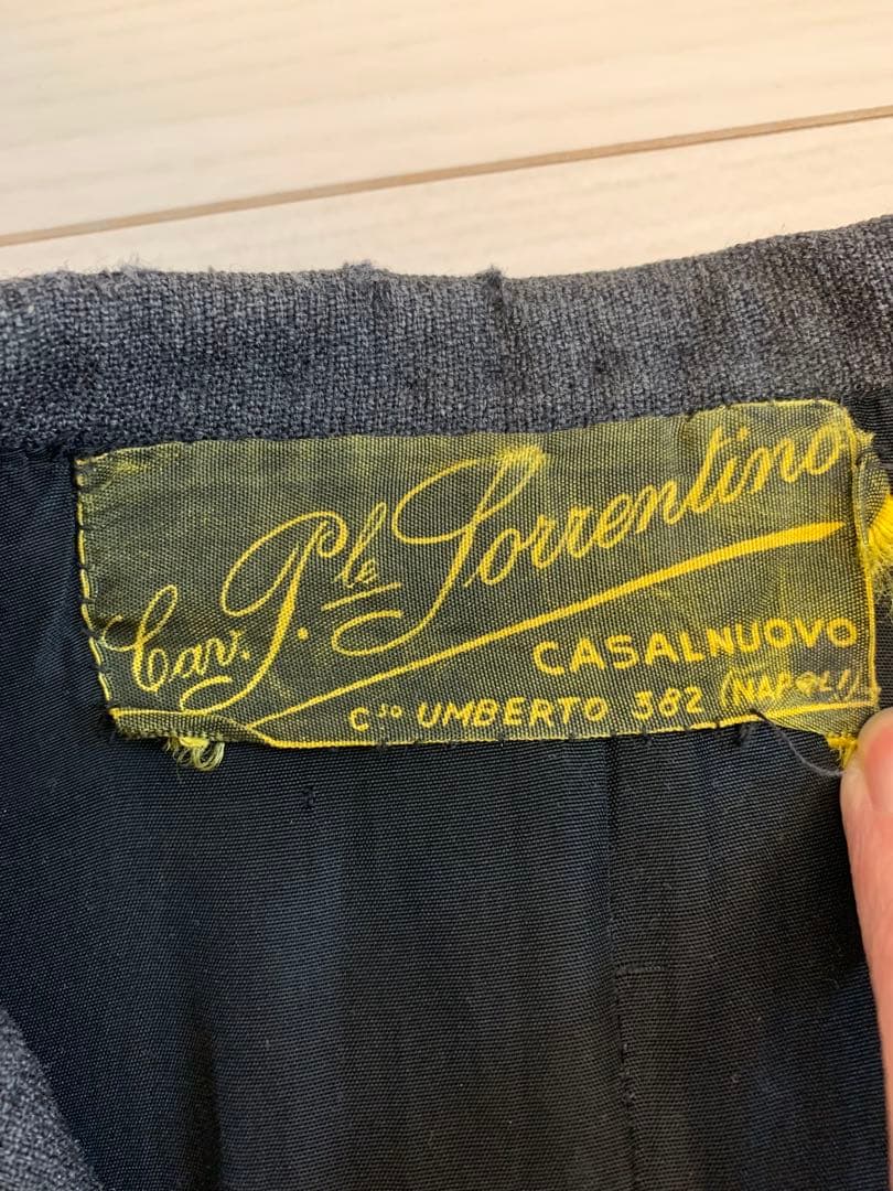 1950s イタリア製　サルトリア　ウール　チェスターコート