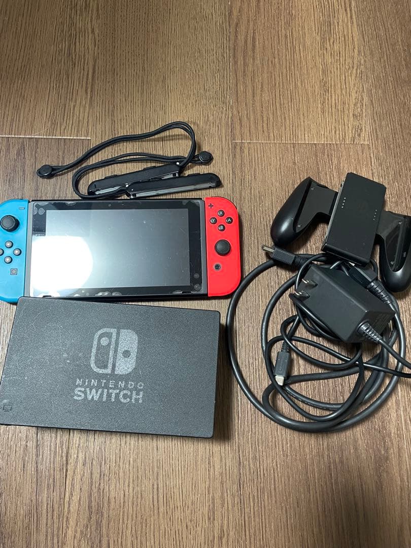 Nintendo Switch 本体 青/赤 Joy-Con 付属品あり