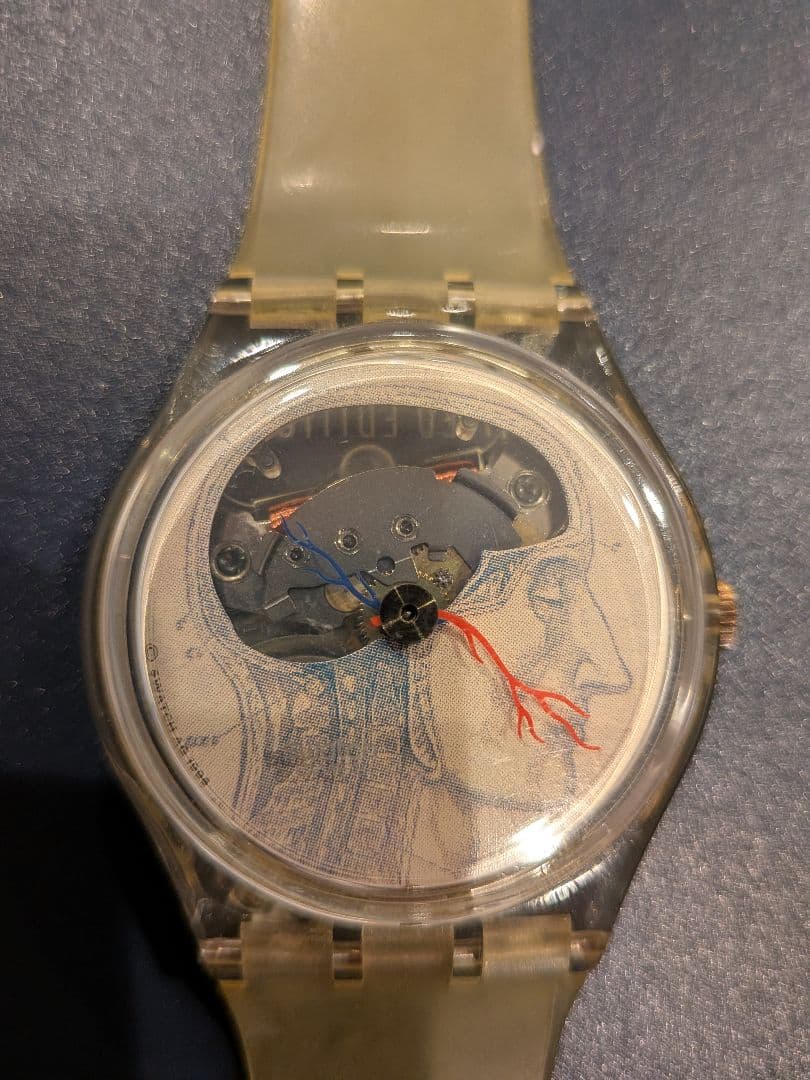 Swatch−Ticking Brain スウォッチ 脳 人体 血管 解剖