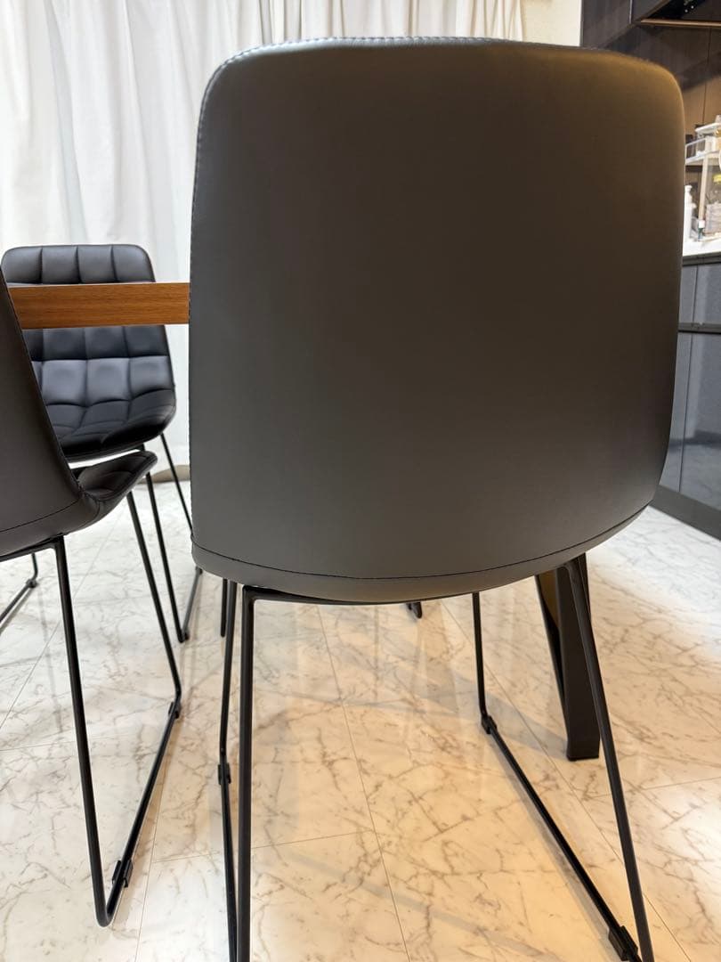 【引き取り限定】ダイニング5点セット 幅140 テーブル＋チェア4脚